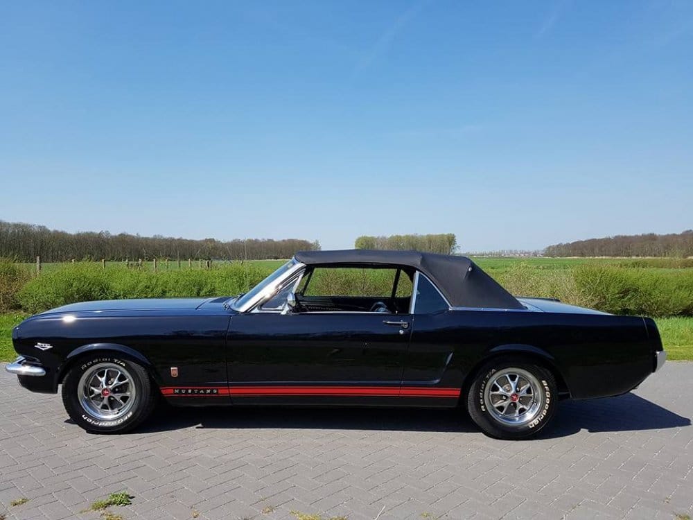 1966 mustang convertible black